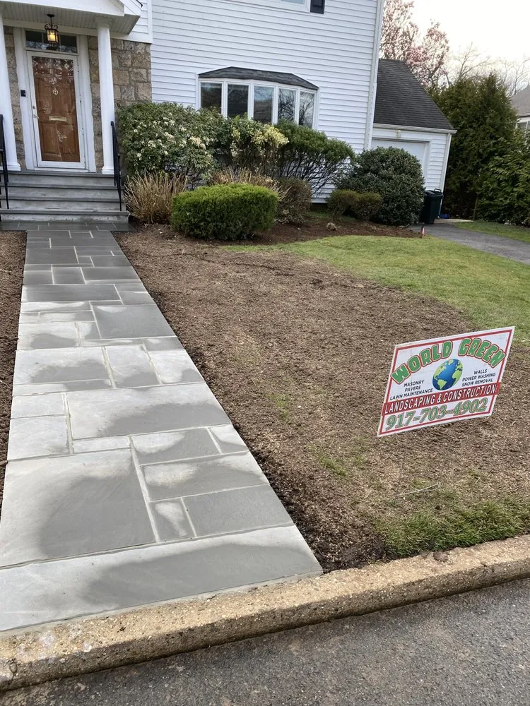 Professional landscape installation experts serving Englewood, NJ - World Green Landscaping