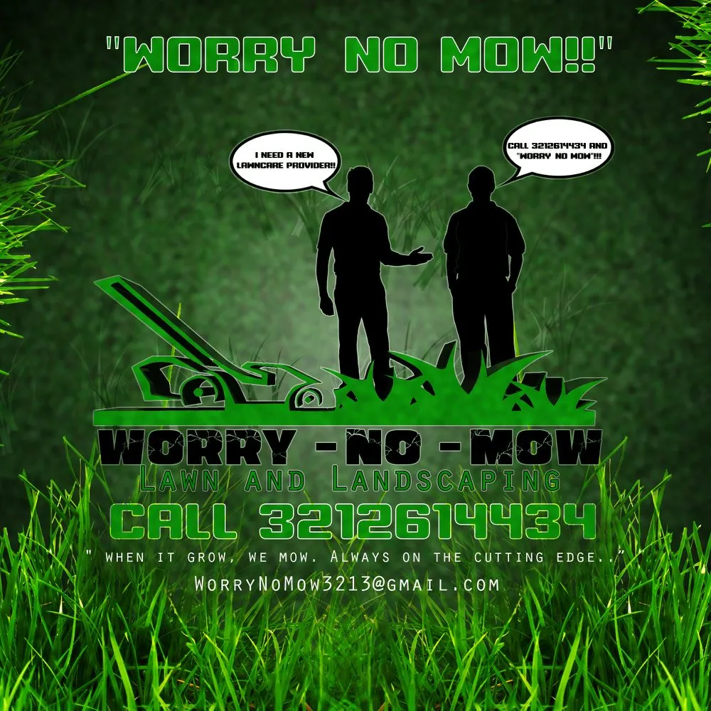 Expert lawn mowing service for beautiful yards across Palm Bay, FL - Worry No Mow