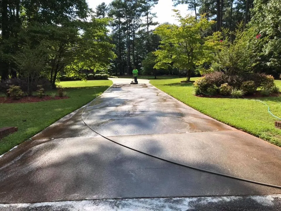 Affordable residential landscaping with custom design in Social Circle, GA by Worsham Landscaping and Pressure Washing