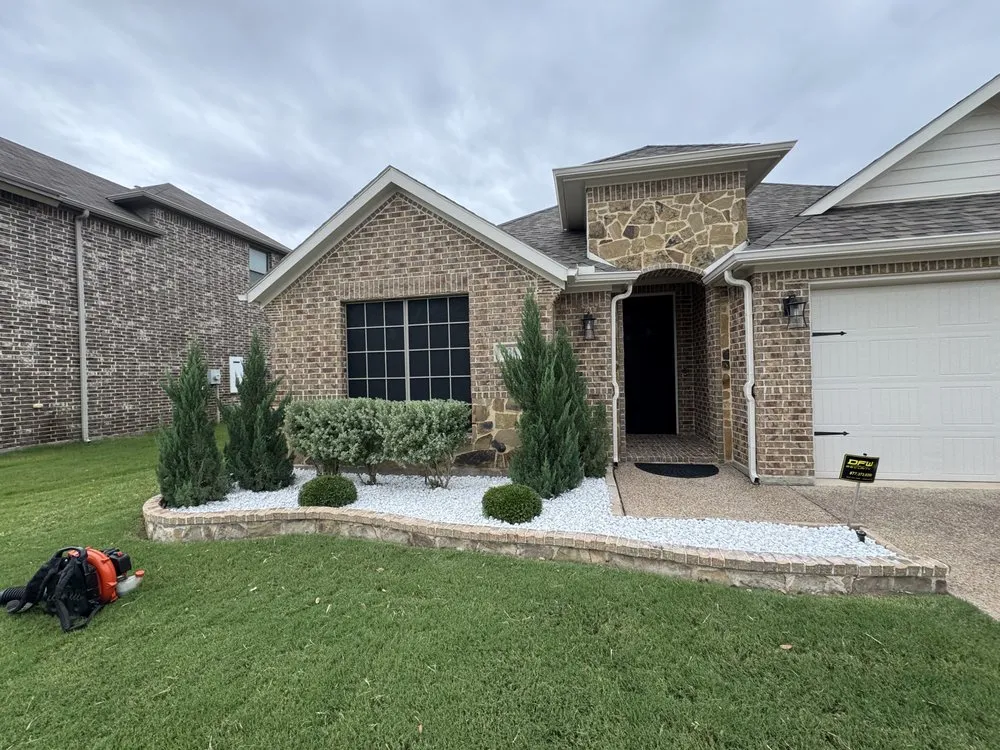 Affordable landscape design in Fort Worth, TX by Worship Landscaping