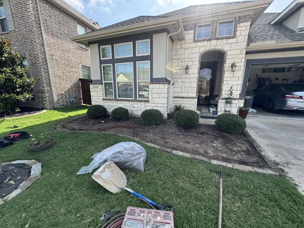 Affordable lawn mowing service for year-round maintenance in Fort Worth, TX by Worship Landscaping