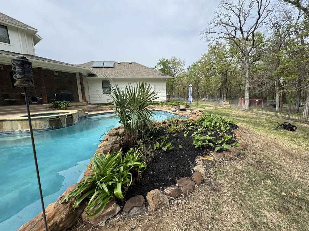 Top-rated yard cleanup service with custom design across Fort Worth, TX - Worship Landscaping