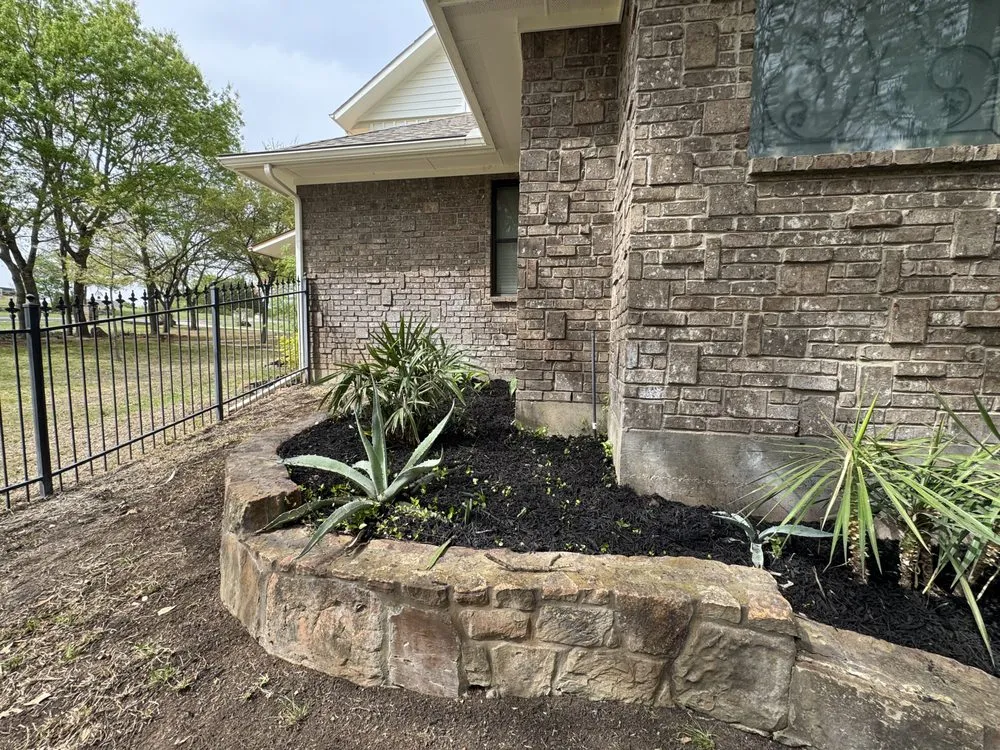 Affordable residential landscaping with custom design in Fort Worth, TX by Worship Landscaping