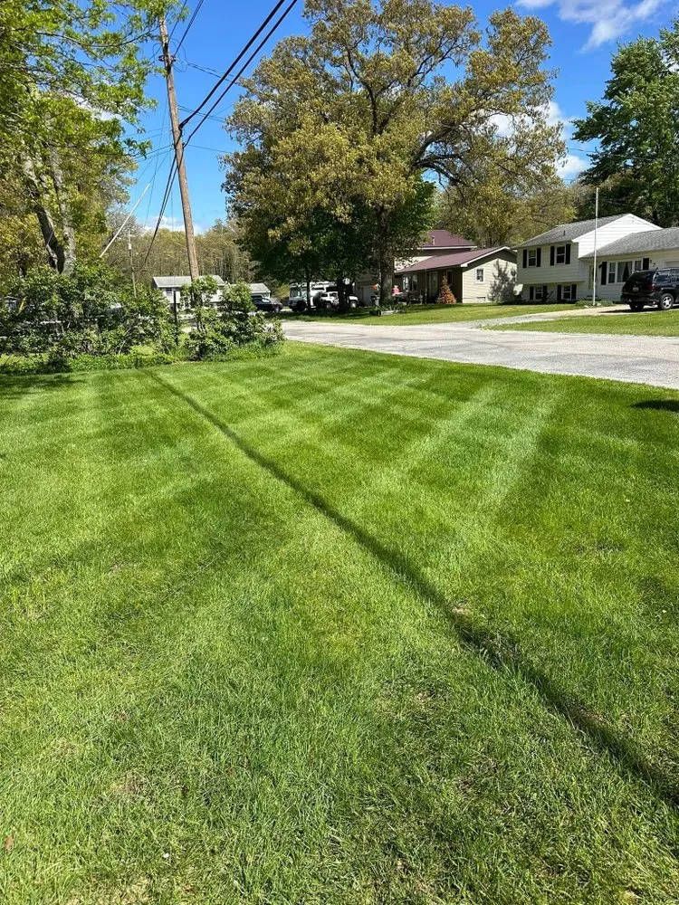 Professional landscape design for residential properties in Nunica, MI by WR Property Management