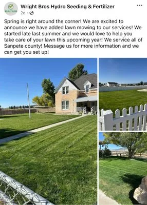 Wright Bros Hydro Seed and Lawn Care