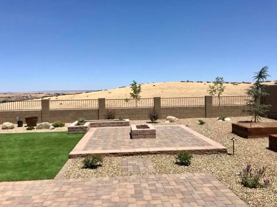 Custom garden landscaping for year-round maintenance in Prescott, AZ by Wright Brothers Landscape