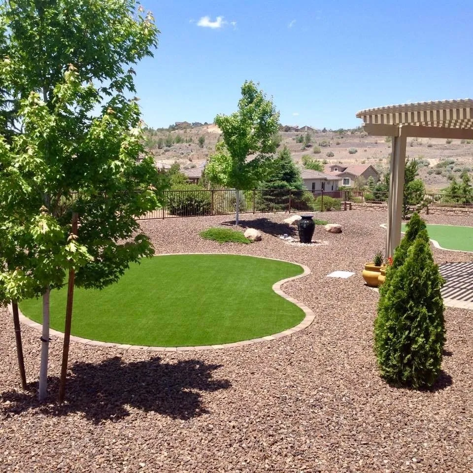 Custom landscape installation in Prescott, AZ - Wright Brothers Landscape