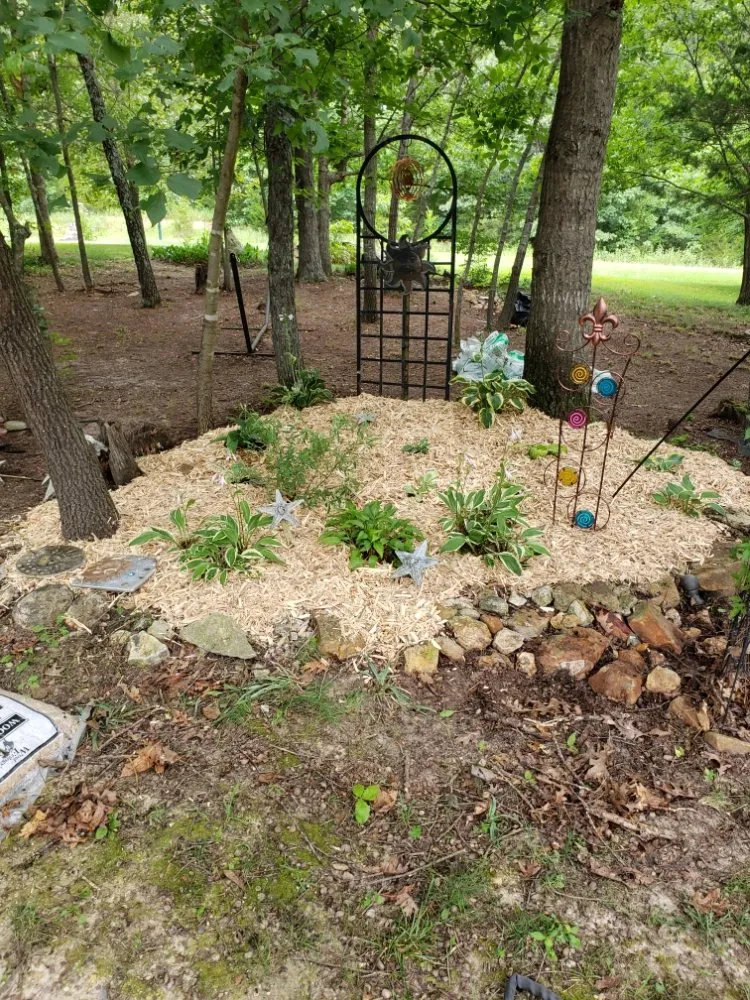 Custom landscape design for residential properties in New Bloomfield, MO by Wright Family