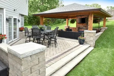 Custom outdoor landscaping for homes in West Des Moines, IA by Wright Outdoor Solutions