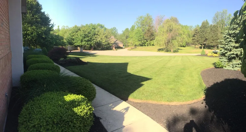 Local garden landscaping in Dayton, OH by Wright Way Lawn Care