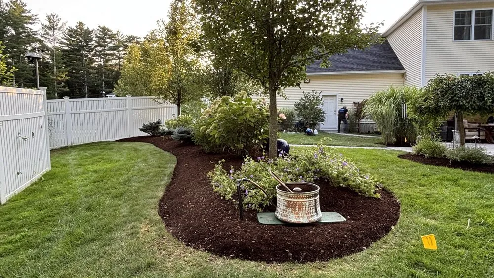 Custom landscape installation for beautiful yards in Haverhill, MA by WT Landscaping