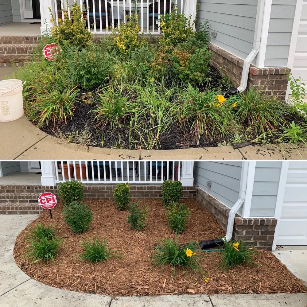 Custom outdoor landscaping in Waxhaw, NC by Wuscaping