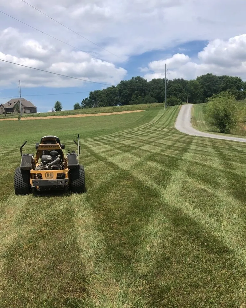 Affordable yard cleanup service for homes in New Melle, MO by Wyat's Lawn and Landscape