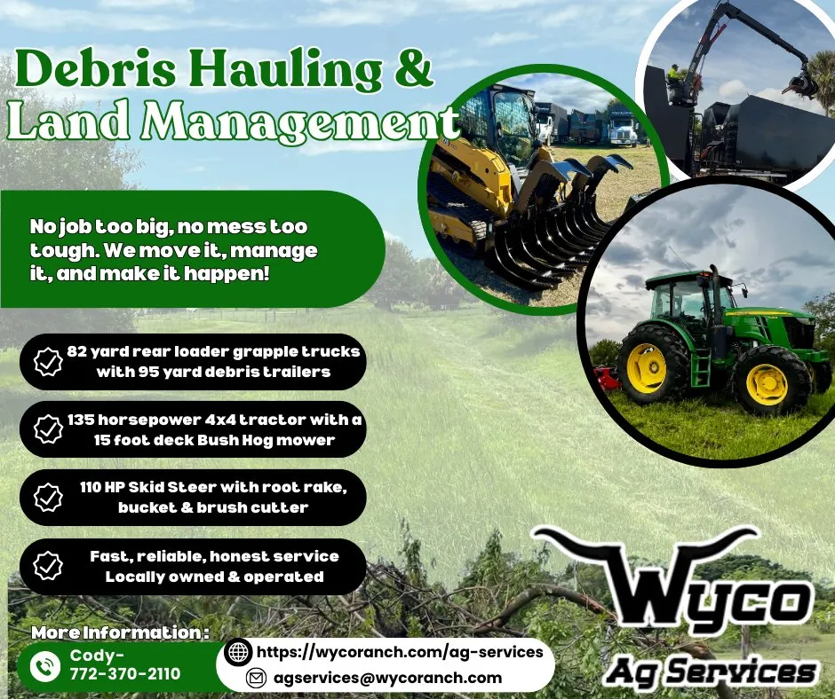 Professional lawn mowing service experts serving Fort Pierce, FL - Wyco Ag Services