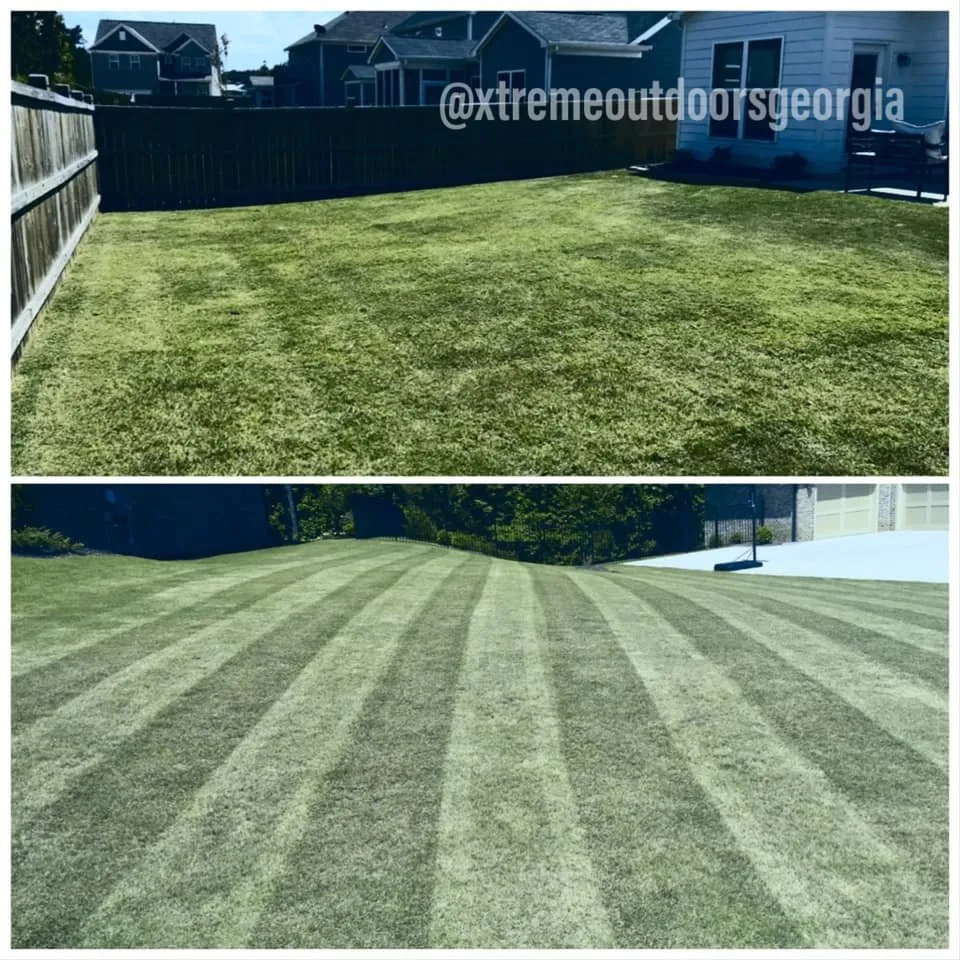 Professional yard maintenance in Canton, GA by X-treme Outdoors