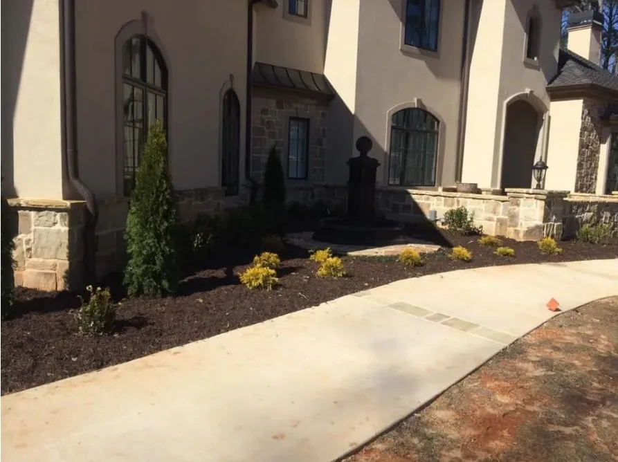 Custom residential landscaping in Canton, GA by X-treme Outdoors