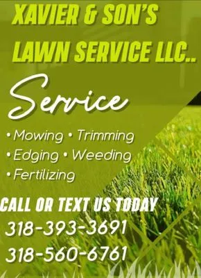 Xavier & Sons Lawn Service Logo