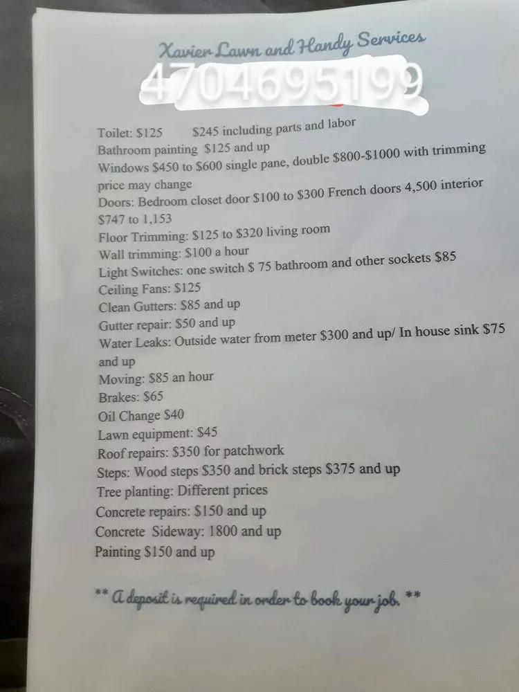 Trusted lawn mowing service for residential properties across Stone Mountain, GA - Xavier Lawn and Handy