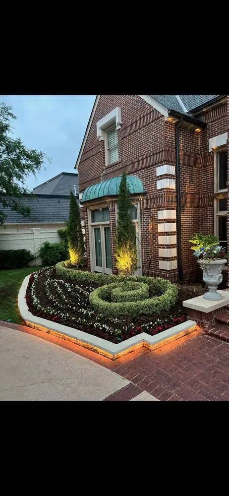 Professional landscape design for beautiful yards in The Village, OK by Xcel Lawn Care & Landscaping