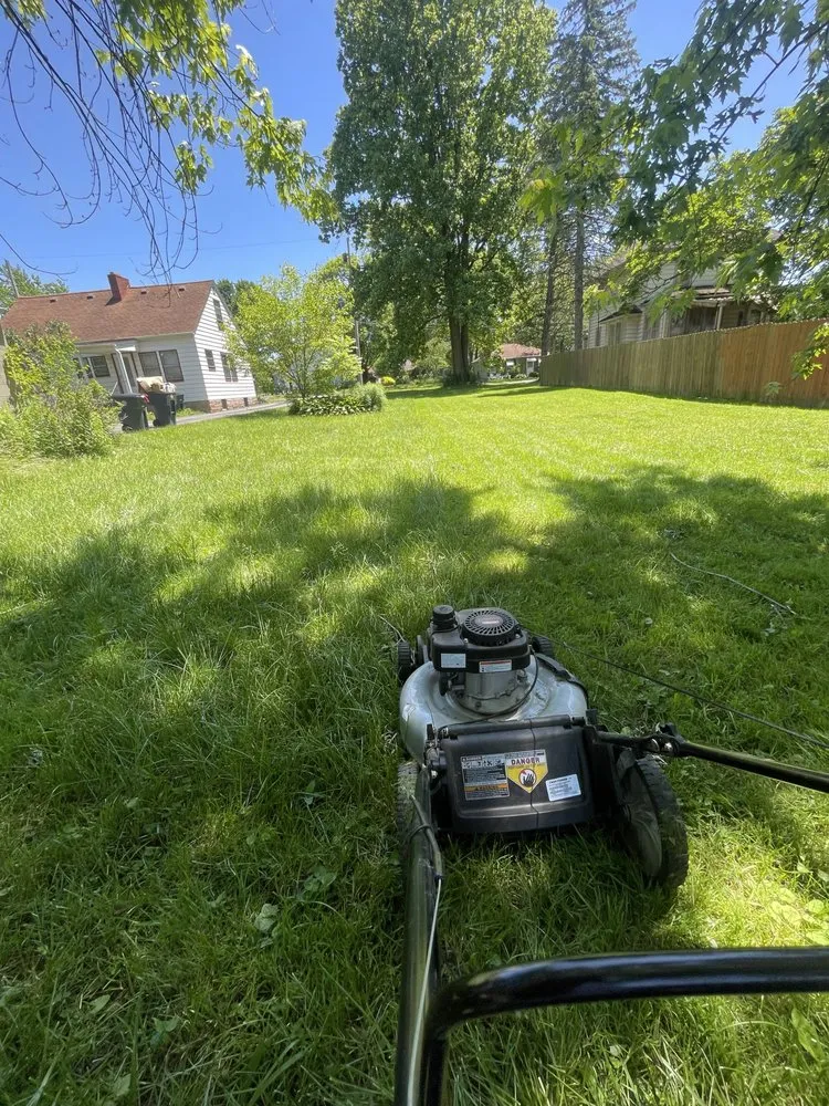 Custom lawn mowing service in Warren, OH by XcutzLawn