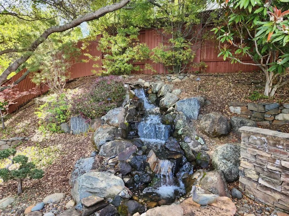 Professional garden landscaping for homes in Sacramento, CA by Ximenez Waterfalls And Fish Pond Services