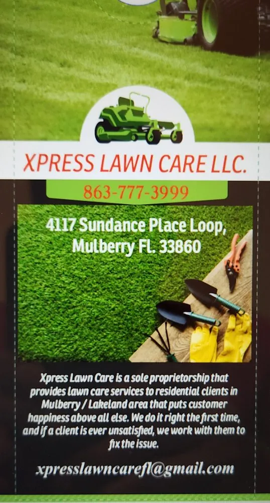 Affordable landscape design for residential properties in Mulberry, FL by Xpress Lawn Care