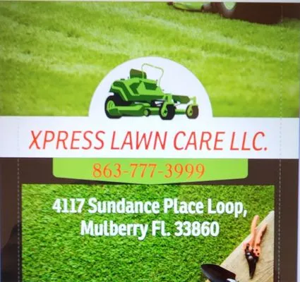 Xpress Lawn Care Logo