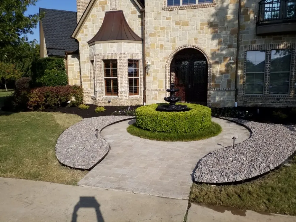Affordable landscape installation in Garland, TX by Xscapes Irrigation and Landscapes