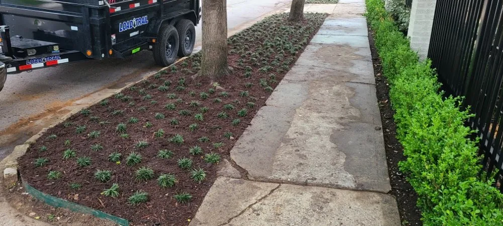 Custom garden landscaping in Garland, TX by Xscapes Irrigation and Landscapes