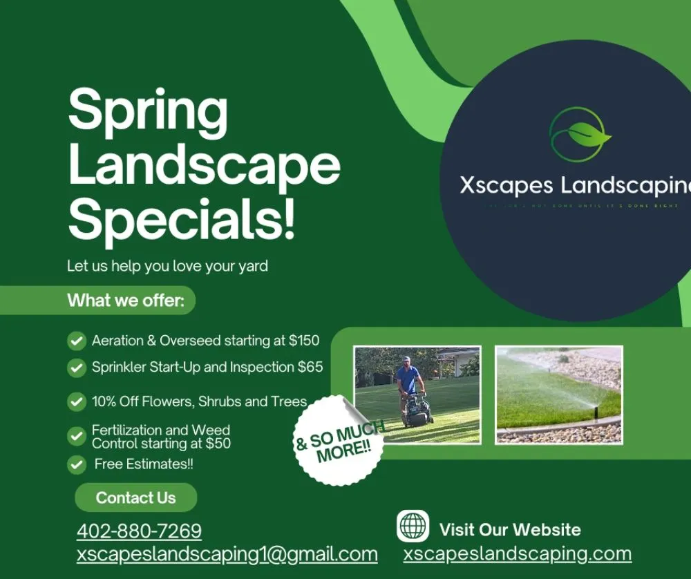 Professional lawn mowing service for outdoor upgrades across Omaha, NE - Xscapes Landscaping