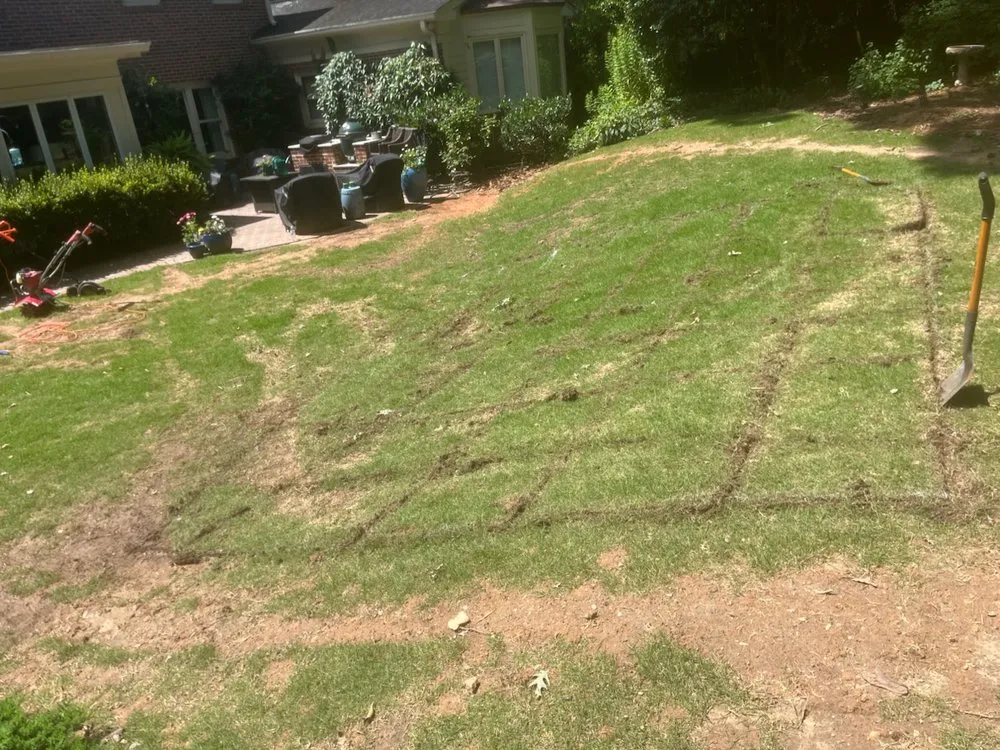 Professional yard maintenance for residential properties in Atlanta, GA by Xsite Sod Pros