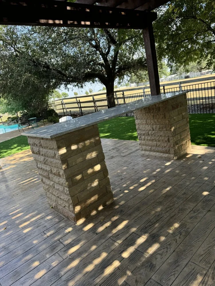 Custom garden landscaping in McKinney, TX by Xtreme Landscape & Construction