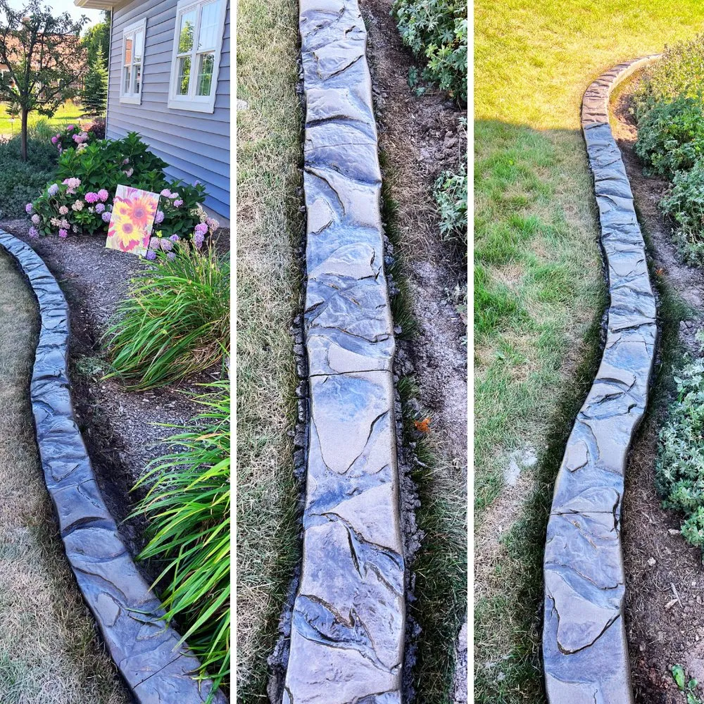 Custom garden landscaping in Pulaski, WI by Xtreme Landscape and Curbing