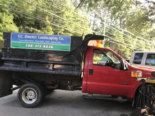 Y C Jimenez Landscaping Logo