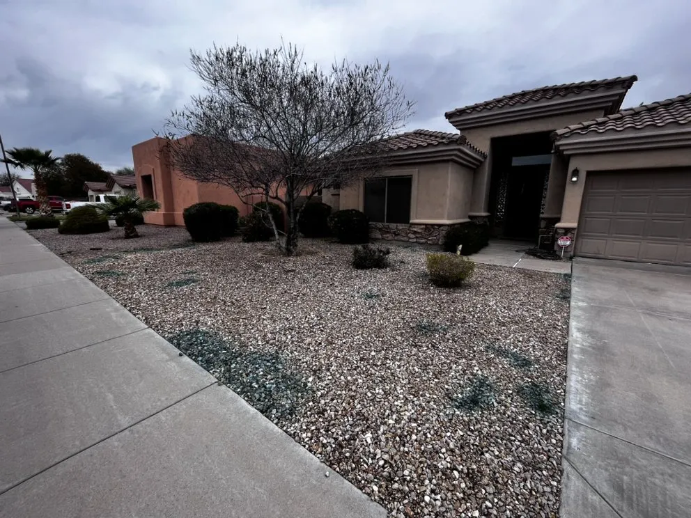 Custom garden landscaping with custom design across Goodyear, AZ - Ya benitez landscaping