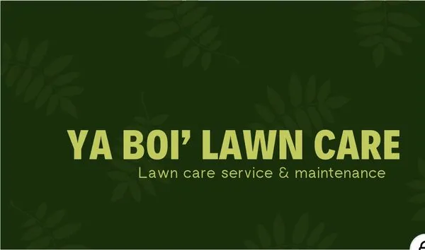 Ya boi’ Lawn Care Logo