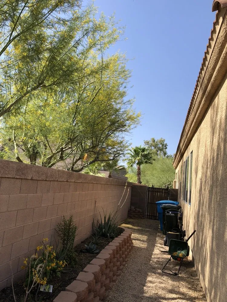 Top-rated landscape installation for homes in Glendale, AZ by Yahweh tree and landscape