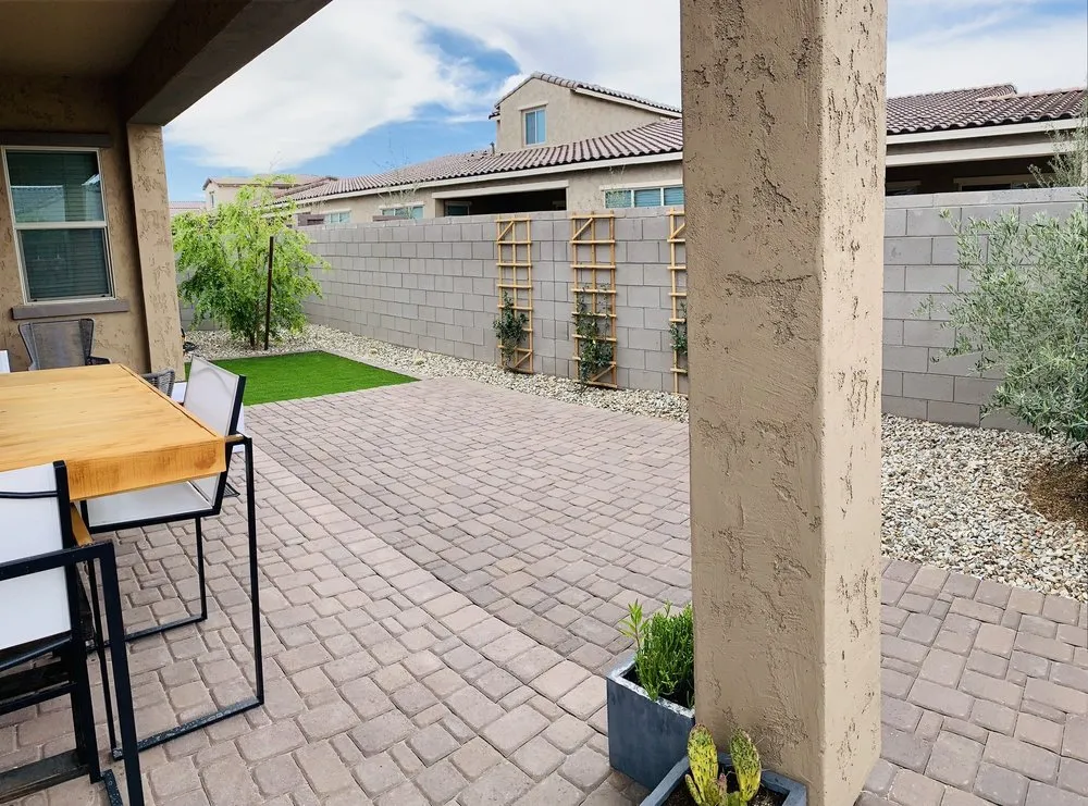 Affordable outdoor landscaping in Glendale, AZ by Yahweh tree and landscape