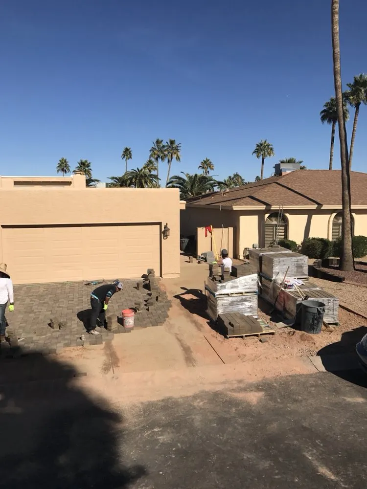 Professional lawn mowing service in Phoenix, AZ by Yandel's Landscaping