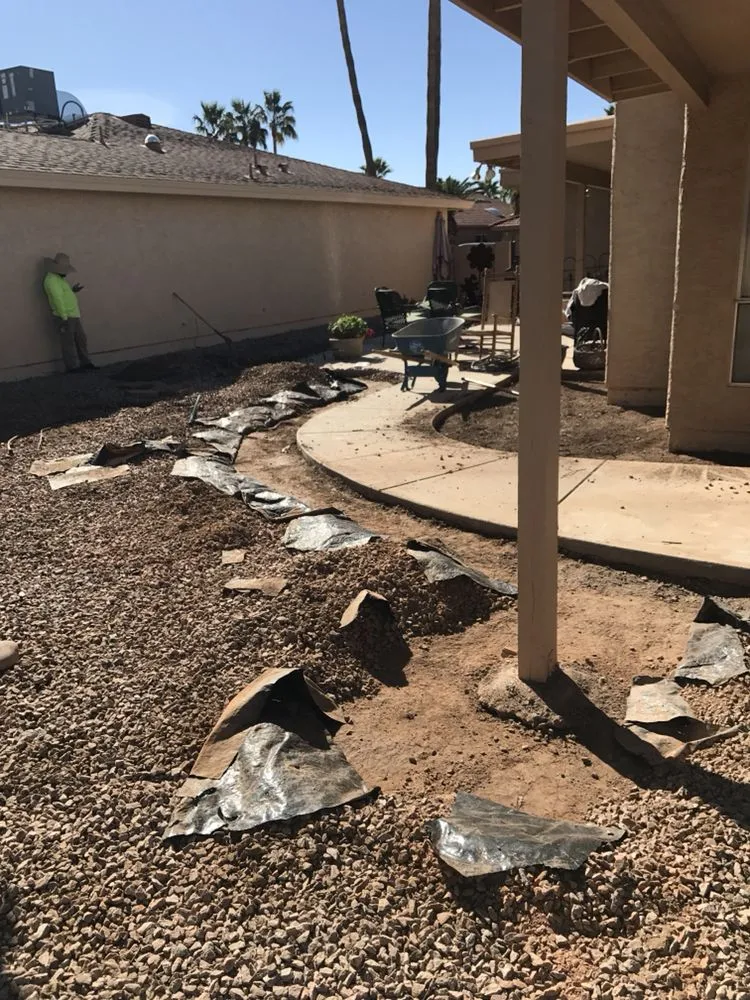 Professional lawn mowing service with custom design across Phoenix, AZ - Yandel's Landscaping