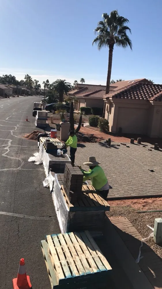 Affordable yard cleanup service for residential properties in Phoenix, AZ by Yandel's Landscaping