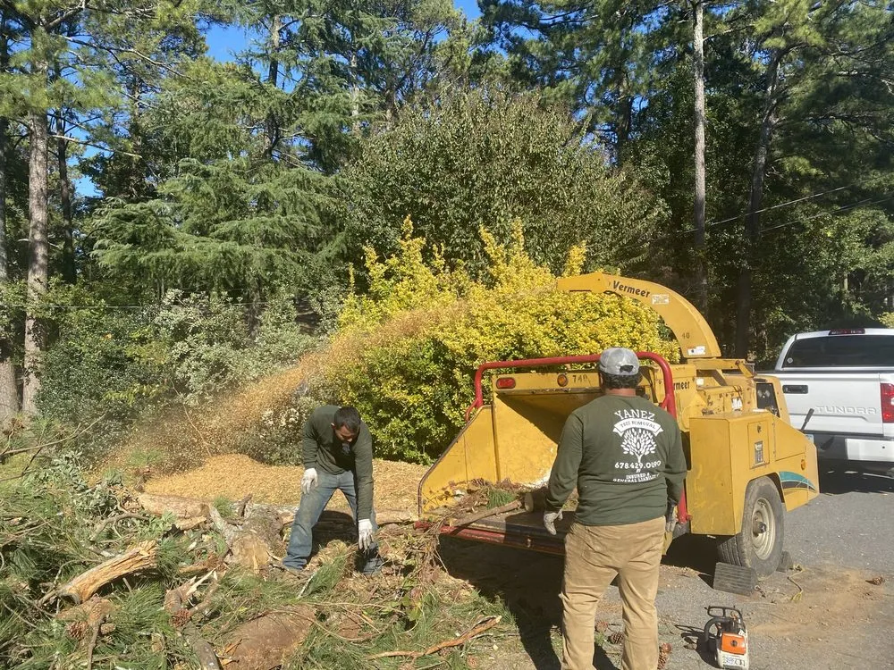 Professional lawn mowing service for homes in Norcross, GA by Yanes Tree Service