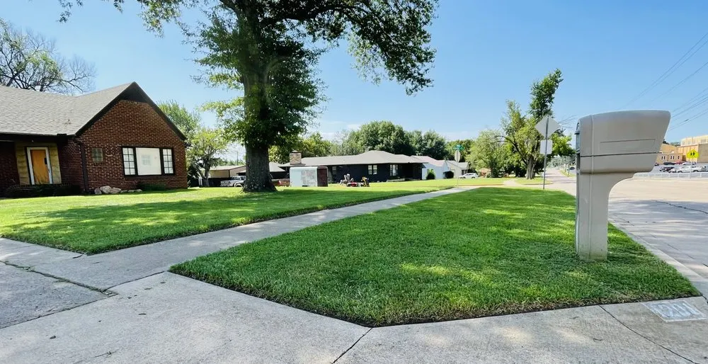 Reliable landscape design in Ponca City, OK by Yard Barber
