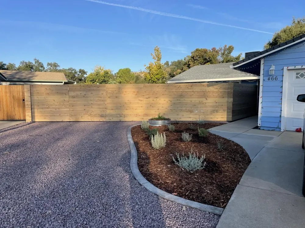 Custom garden landscaping for residential properties across Redding, CA - Yard Birds Landscaping & Maintenance