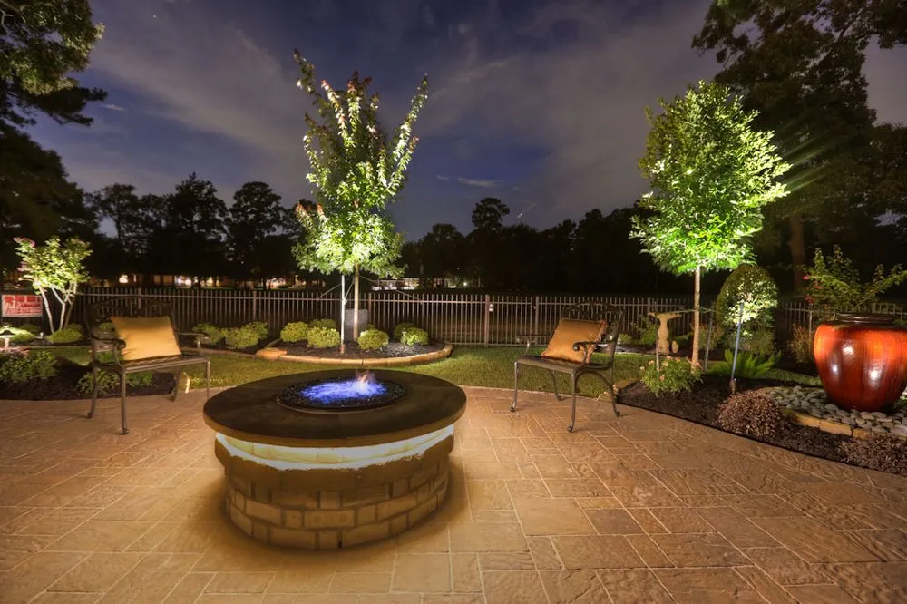 Professional landscape installation for homes in Porter, TX by Yard Birds Landscaping