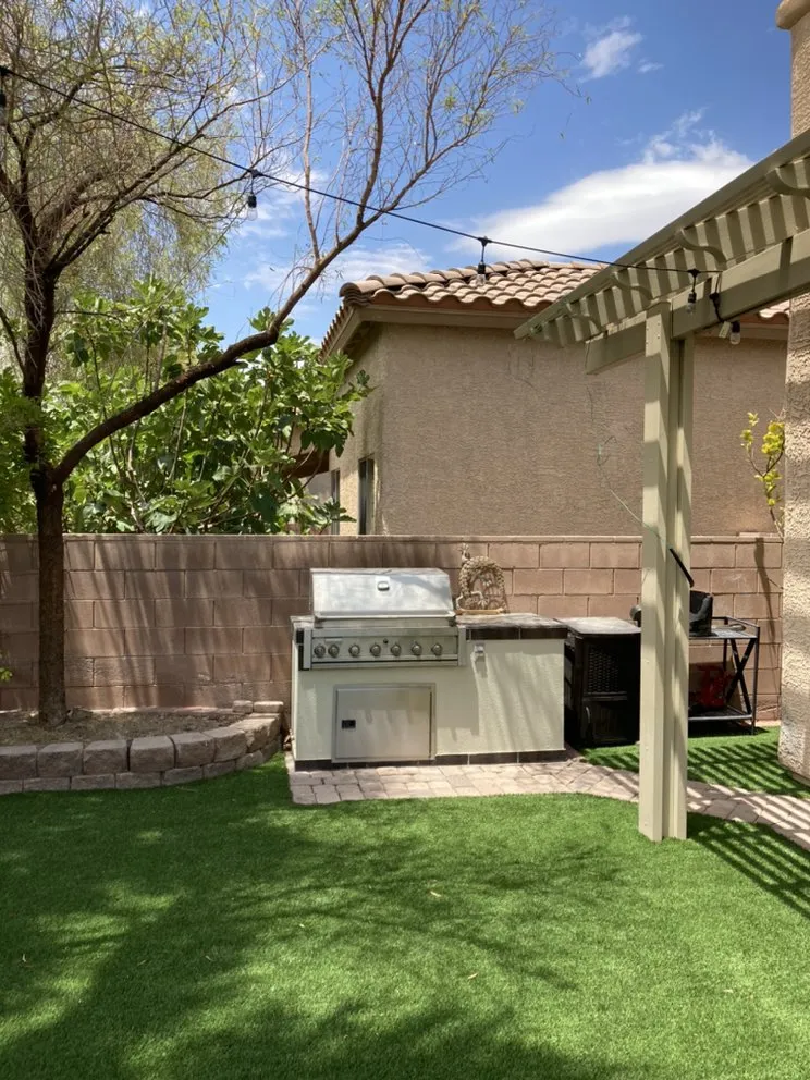 Custom garden landscaping in Las Vegas, NV by Yard Boss