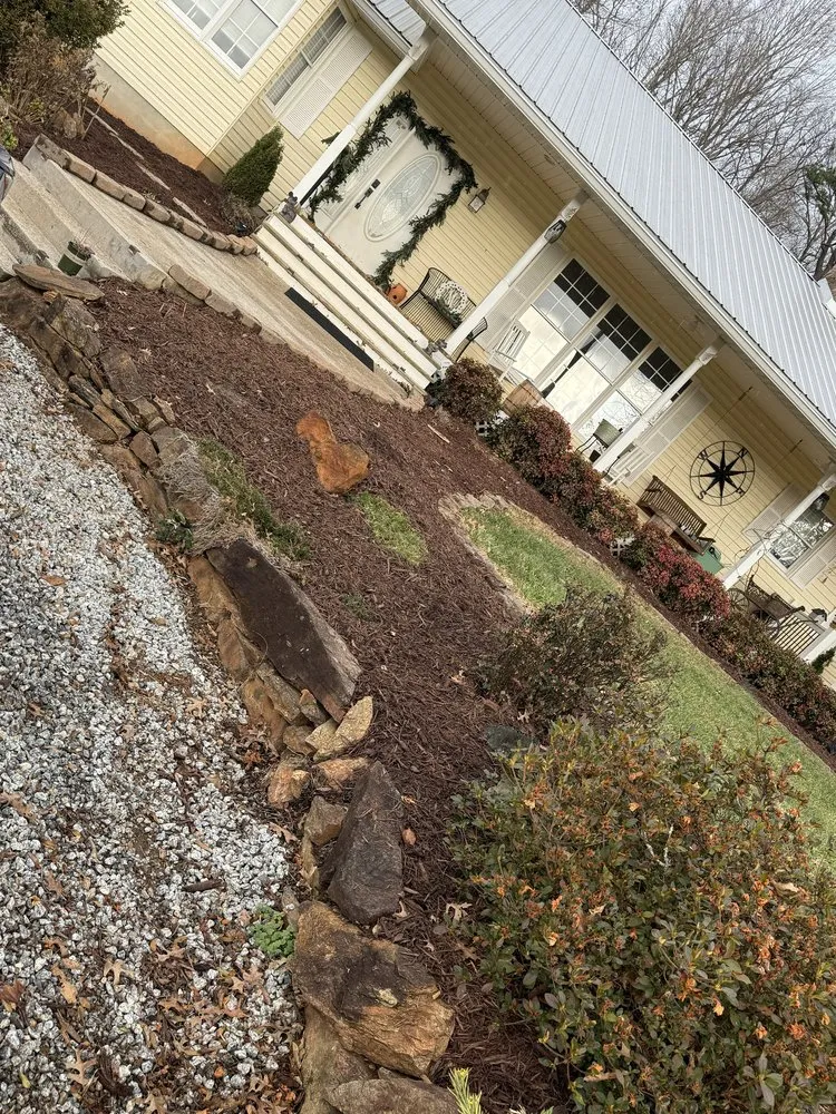 Reliable garden landscaping for homes in Franklin, NC by Yard Boys
