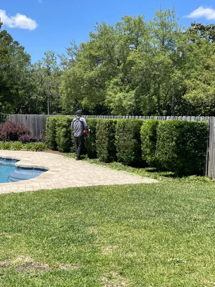 Professional landscape design for year-round maintenance in Gulf Breeze, FL by Yard Busters