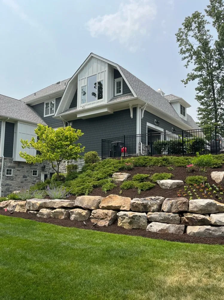 Professional garden landscaping with custom design in Gibsonia, PA by Yard Chefs