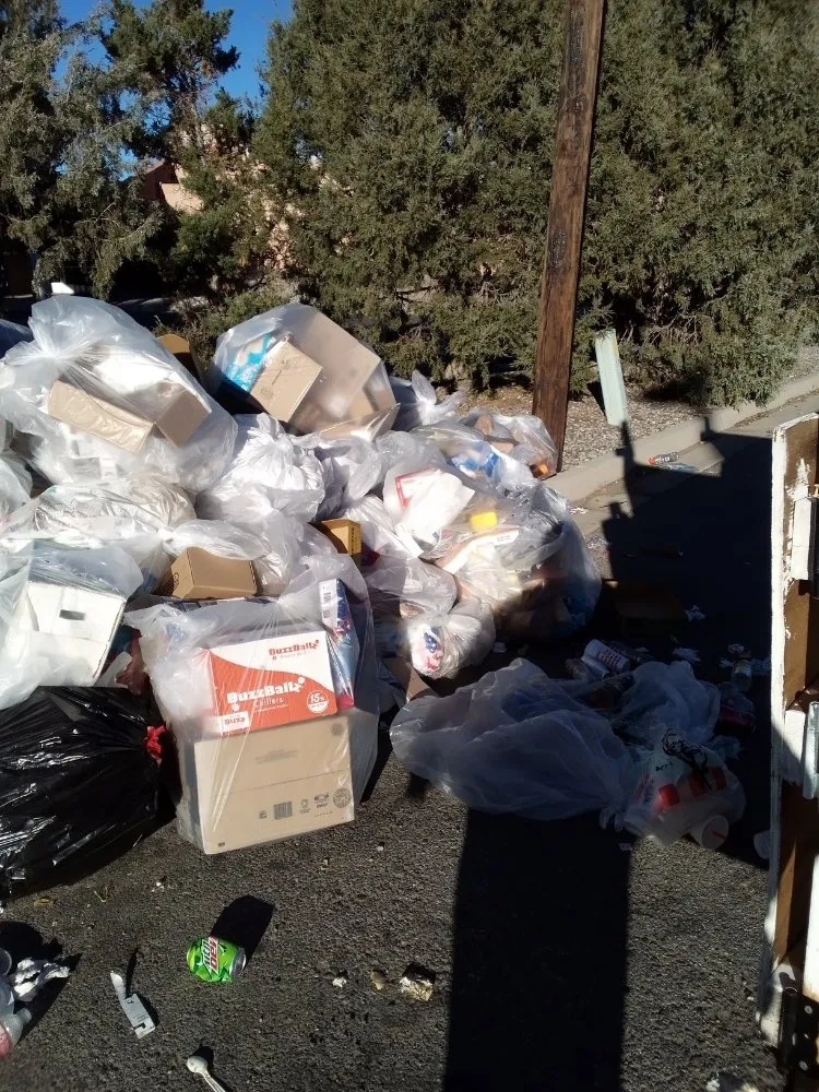 Professional yard maintenance in Las Vegas, NM by yard cleaning hauling loading & dumping